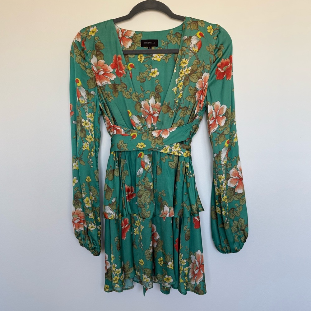 NWOT Majorelle Floral Long Sleeve Mini Dress - Size S